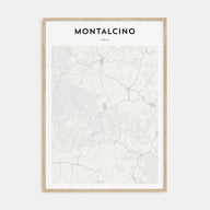 Montalcino Map Portrait Poster