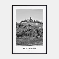 Montalcino Portrait B&W Poster