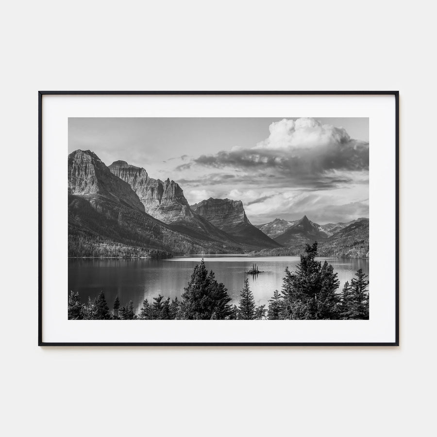 Montana Landscape B&W Poster