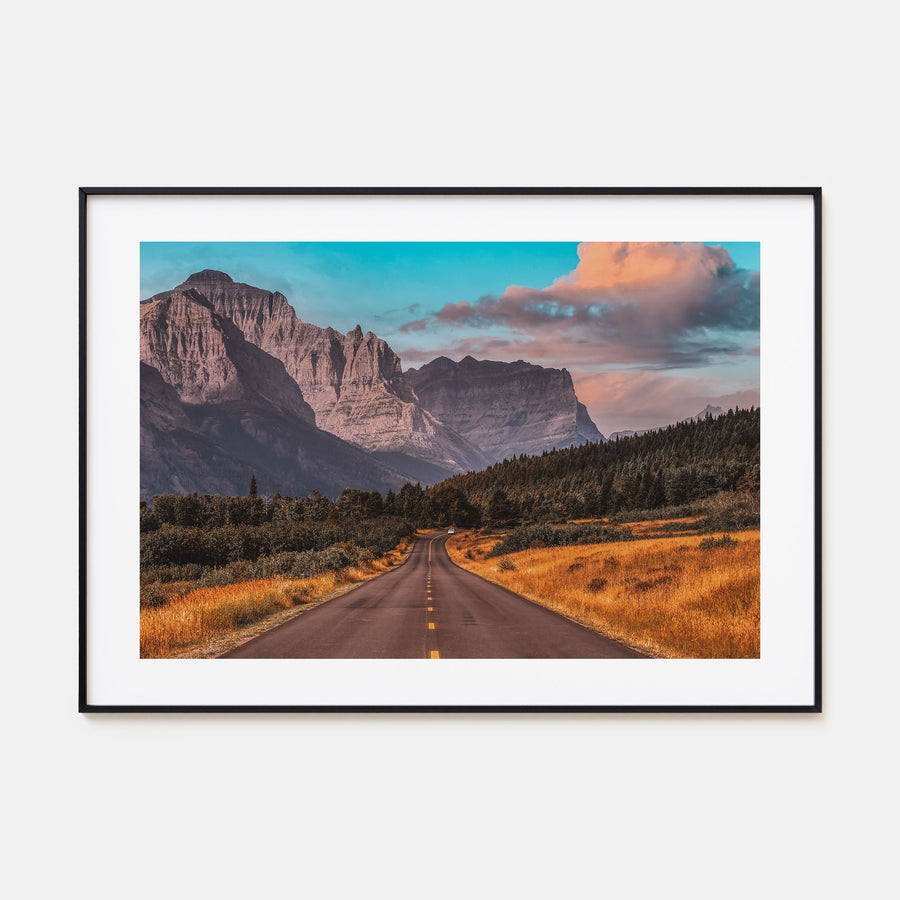Montana Landscape Color Poster