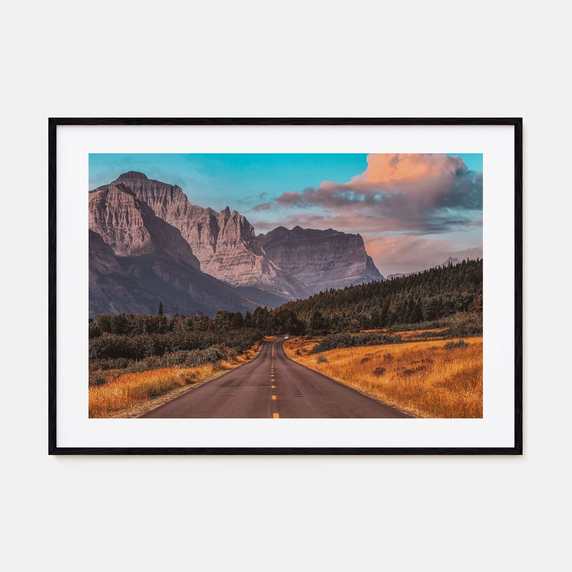 Montana Landscape Color Poster