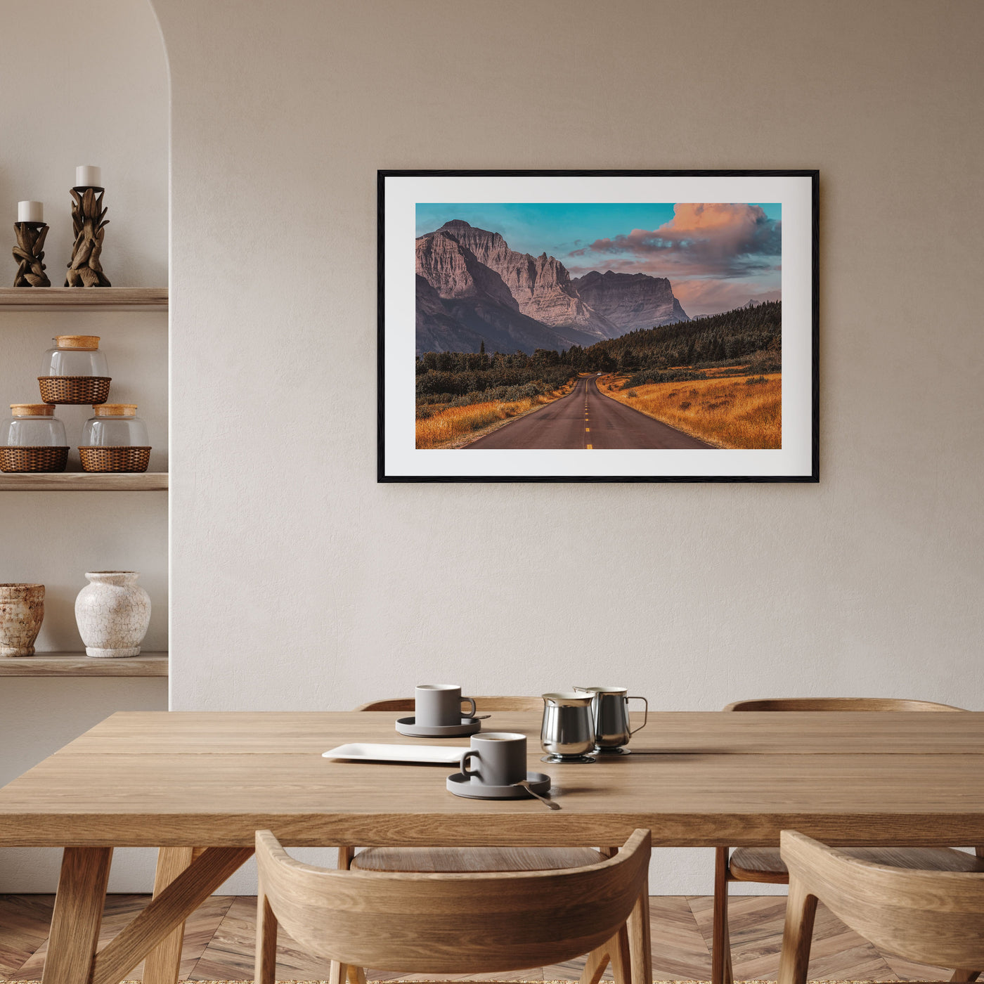 Montana Landscape Color Poster