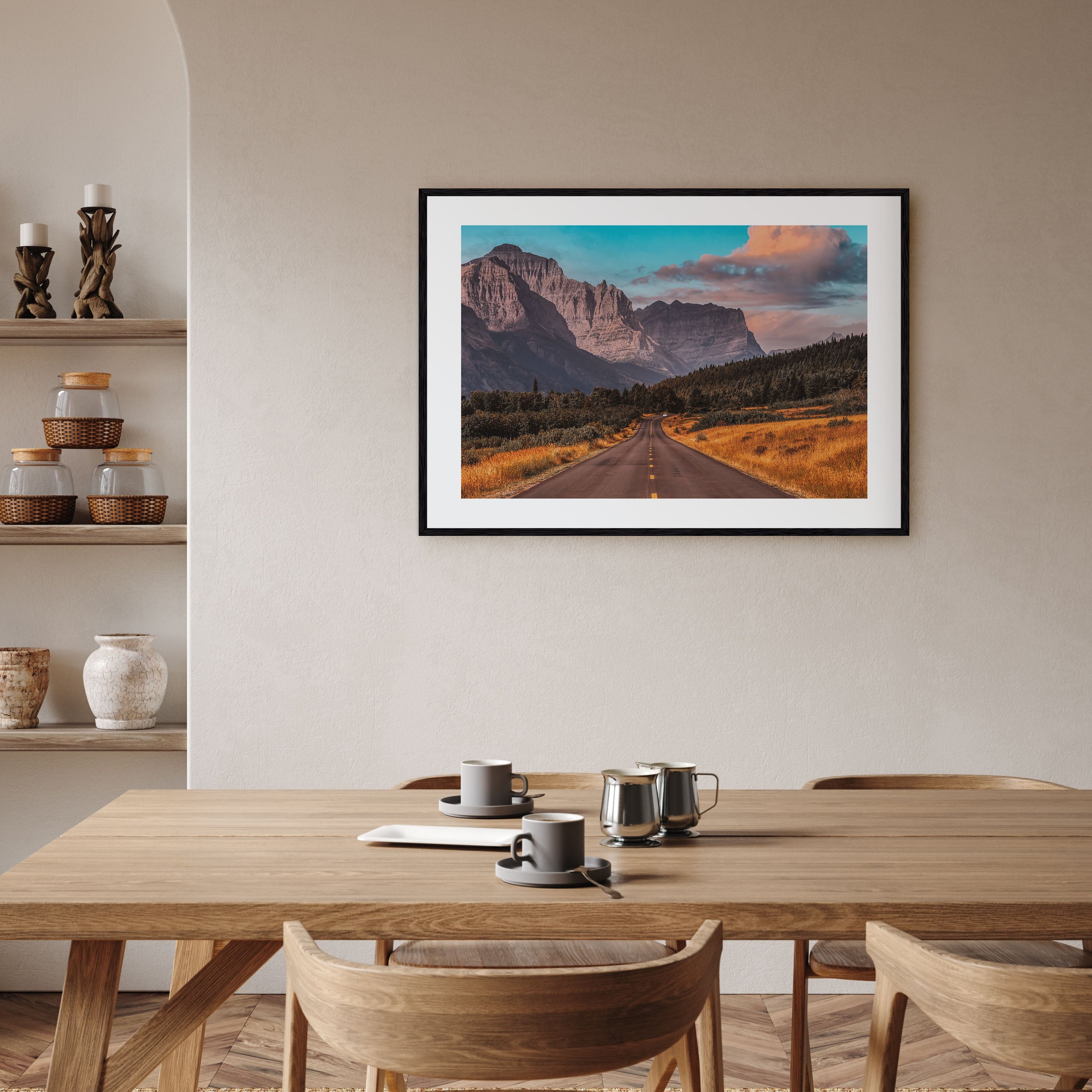 Montana Landscape Color Poster