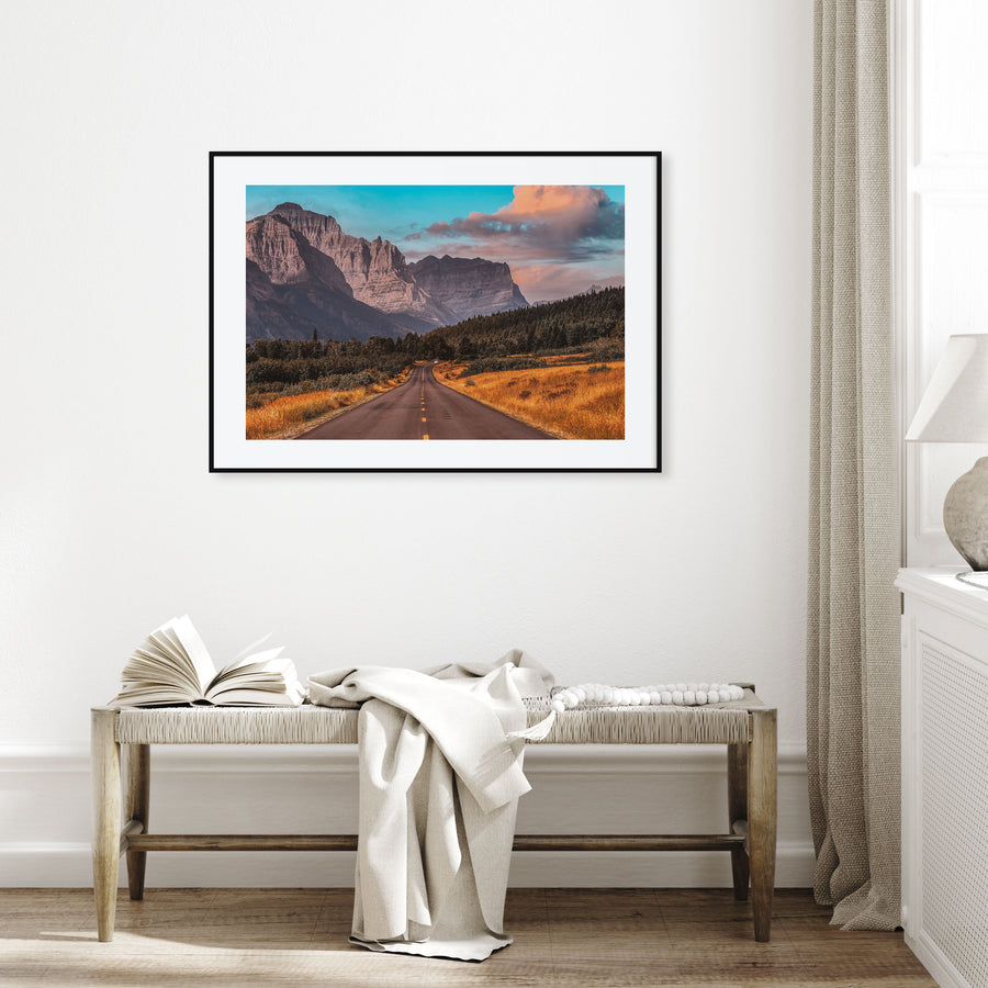 Montana Landscape Color Poster