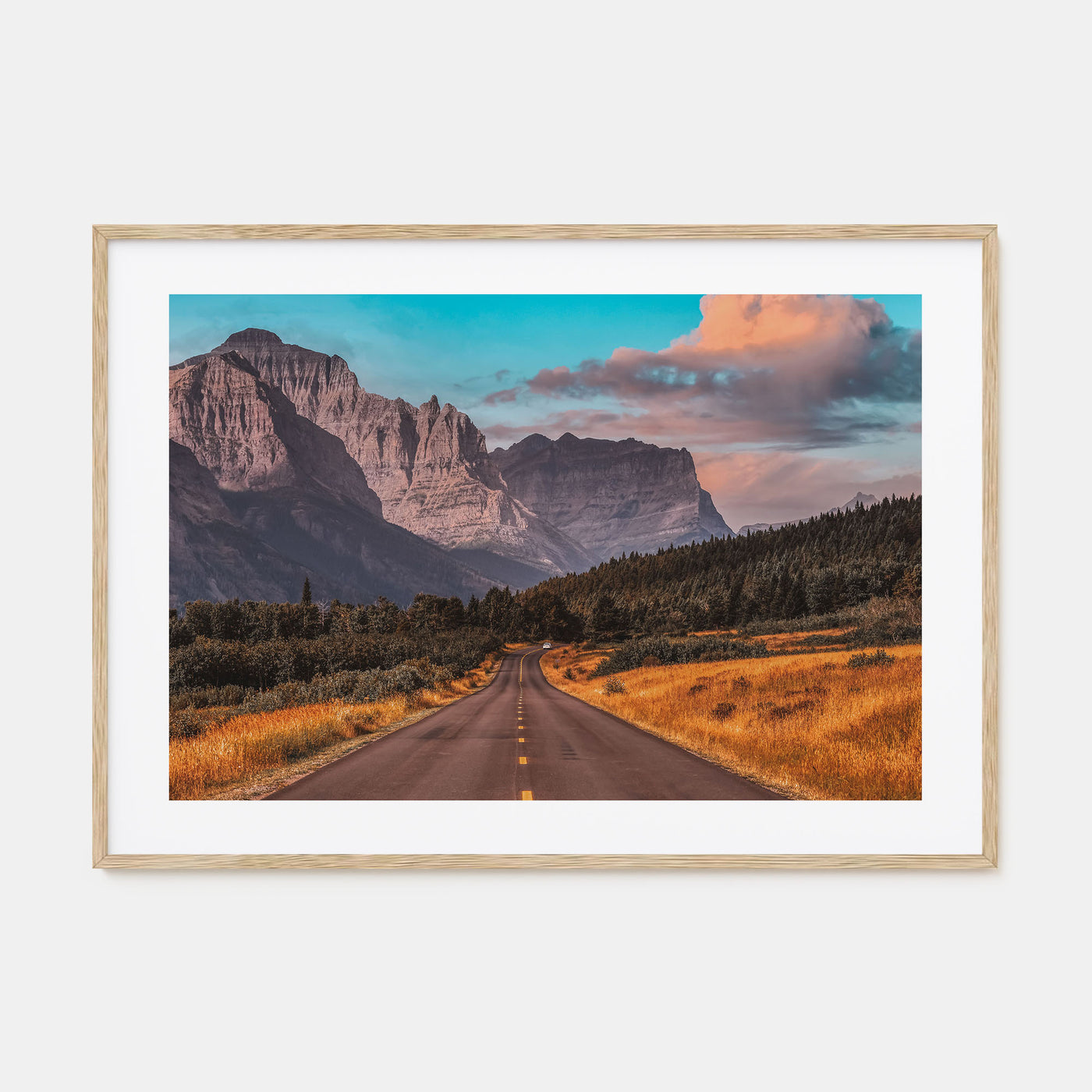 Montana Landscape Color Poster