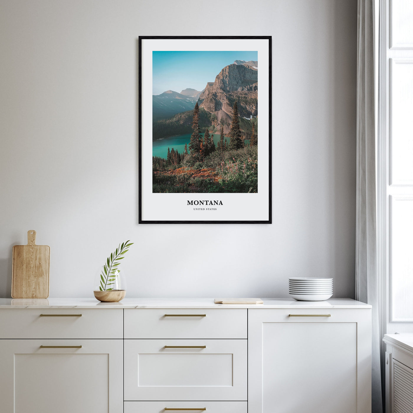 Montana Portrait Color No 1 Poster