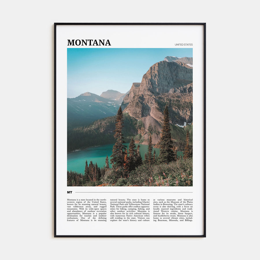 Montana Travel Color No 1 Poster