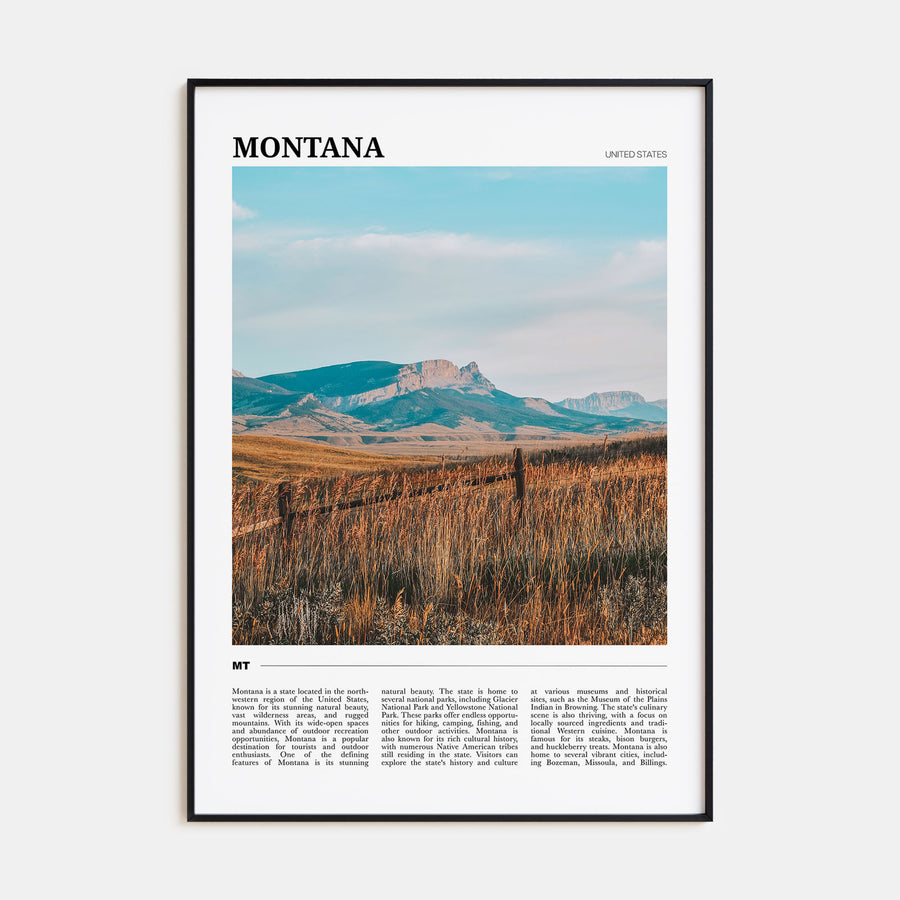 Montana Travel Color No 2 Poster