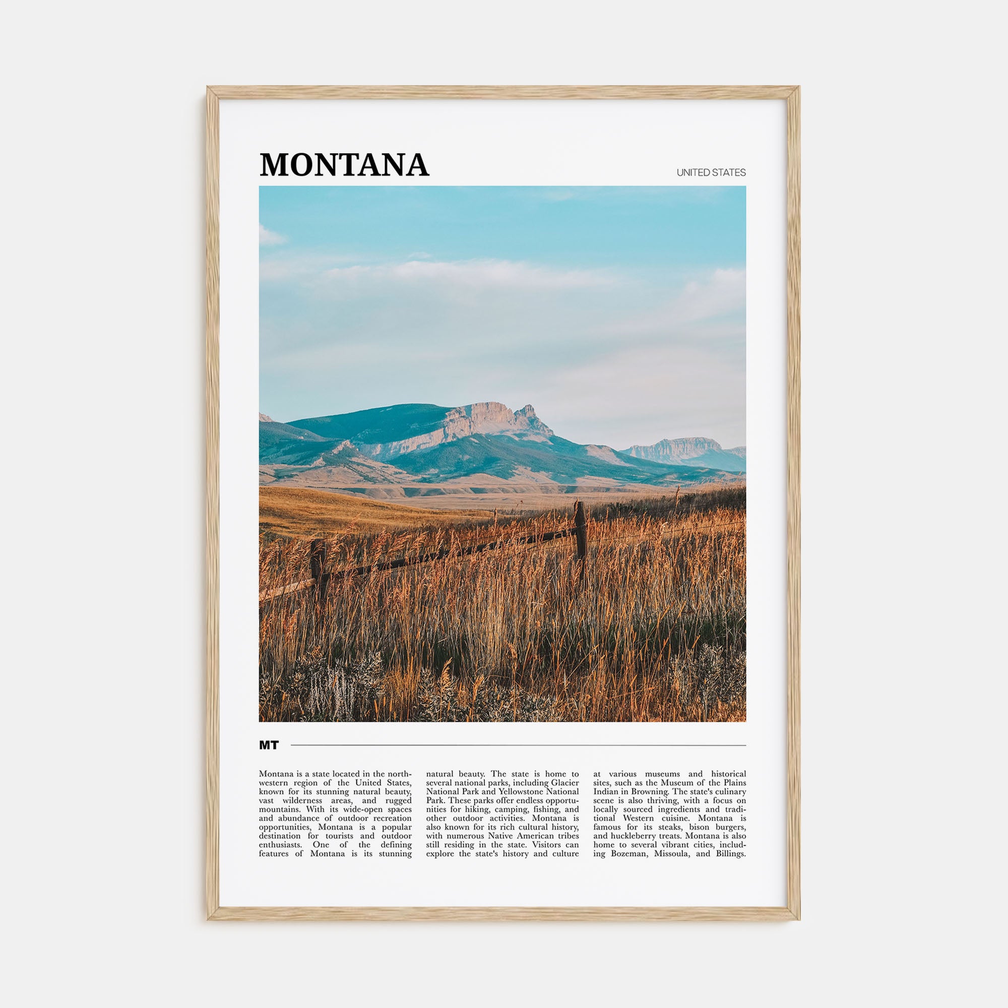 Montana Travel Color No 2 Poster