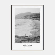 Montara Portrait B&W Poster