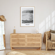 Montara Portrait B&W Poster