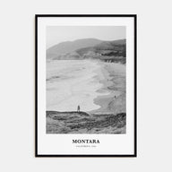 Montara Portrait B&W Poster