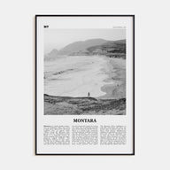 Montara Travel B&W Poster