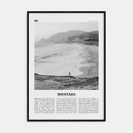 Montara Travel B&W Poster