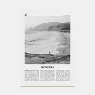 Montara Travel B&W Poster