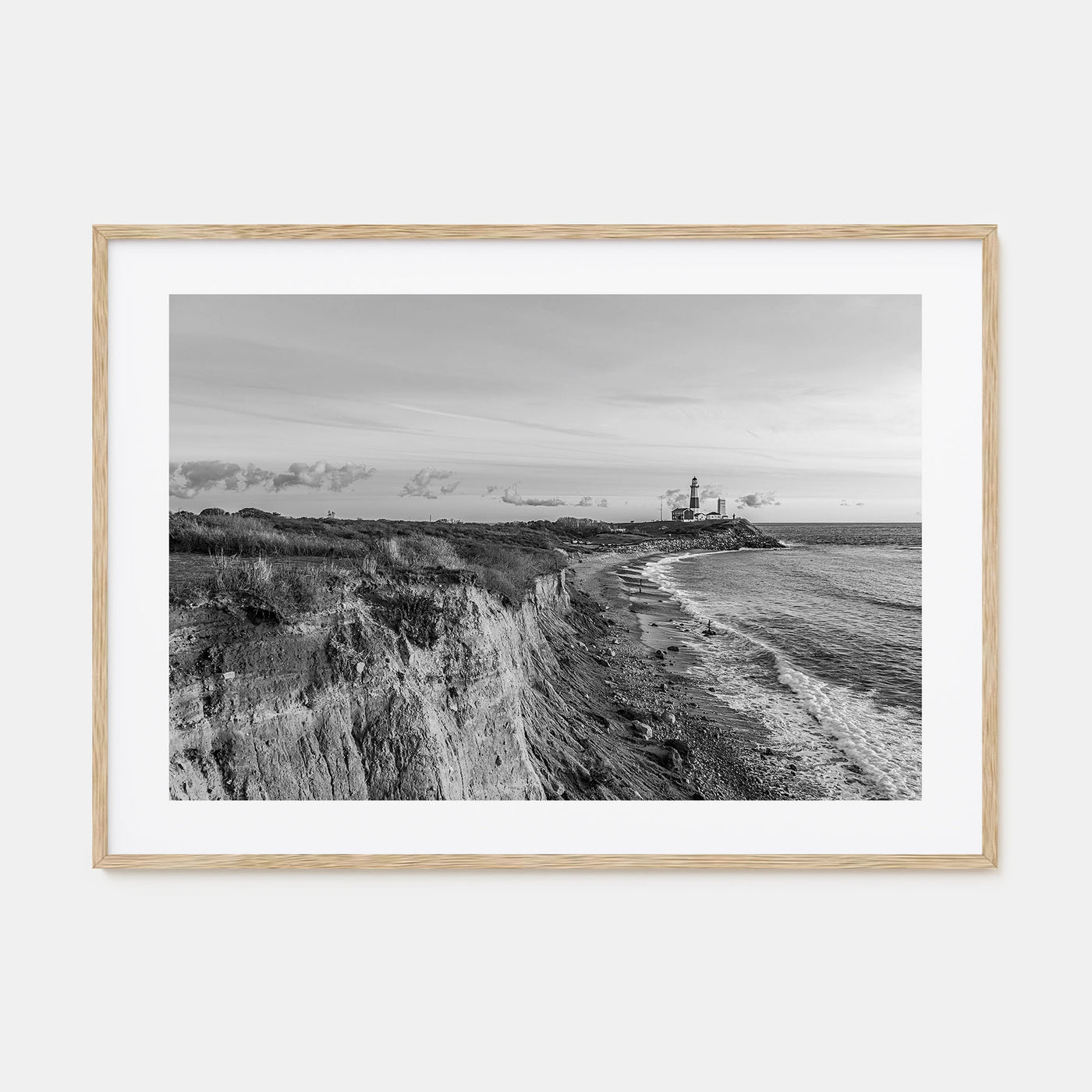 Montauk Landscape B&W Poster
