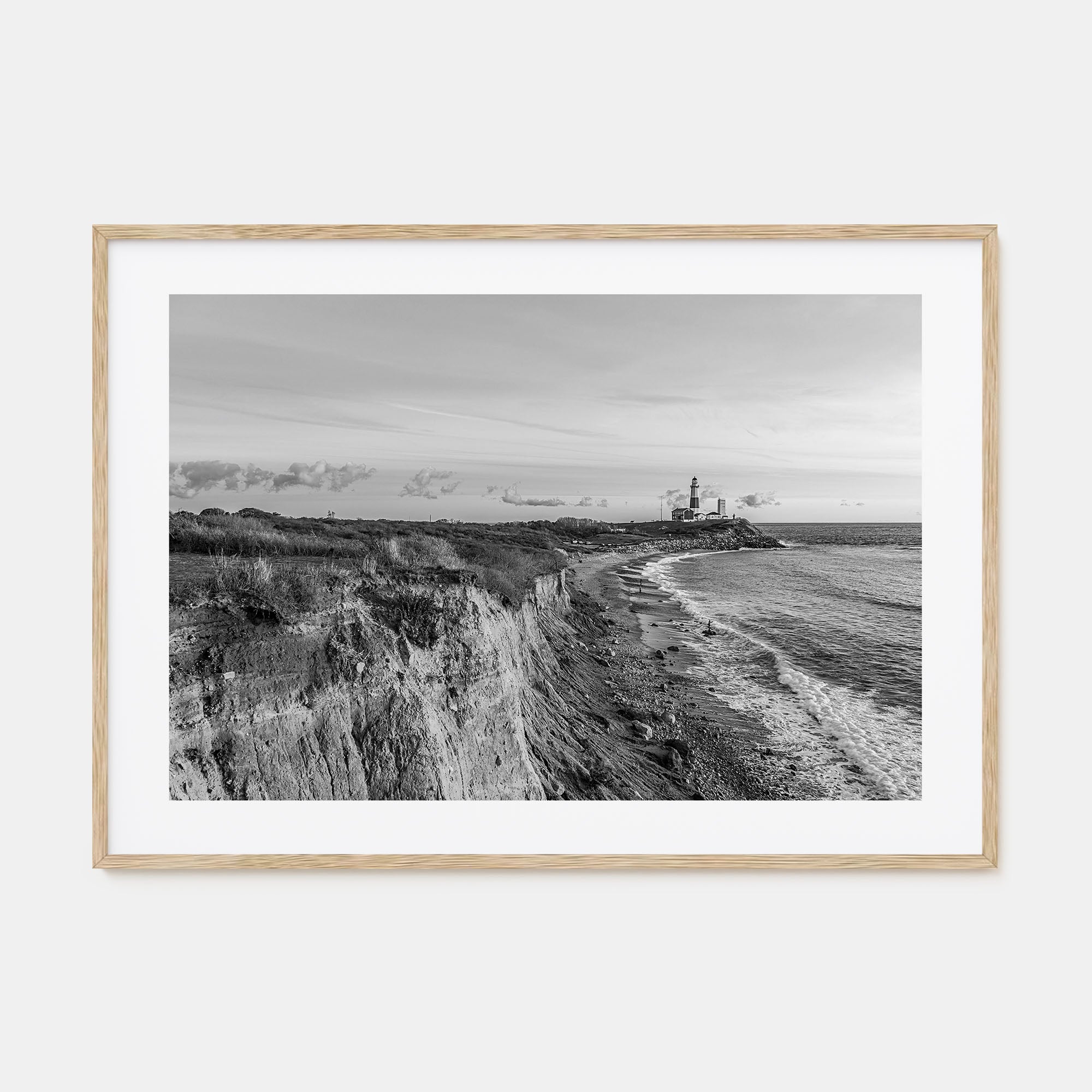 Montauk Landscape B&W Poster
