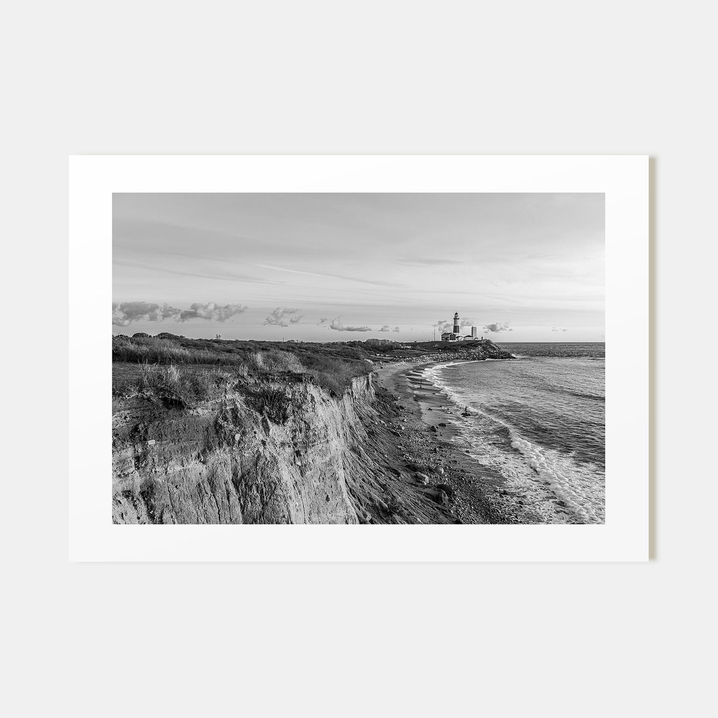 Montauk Landscape B&W Poster