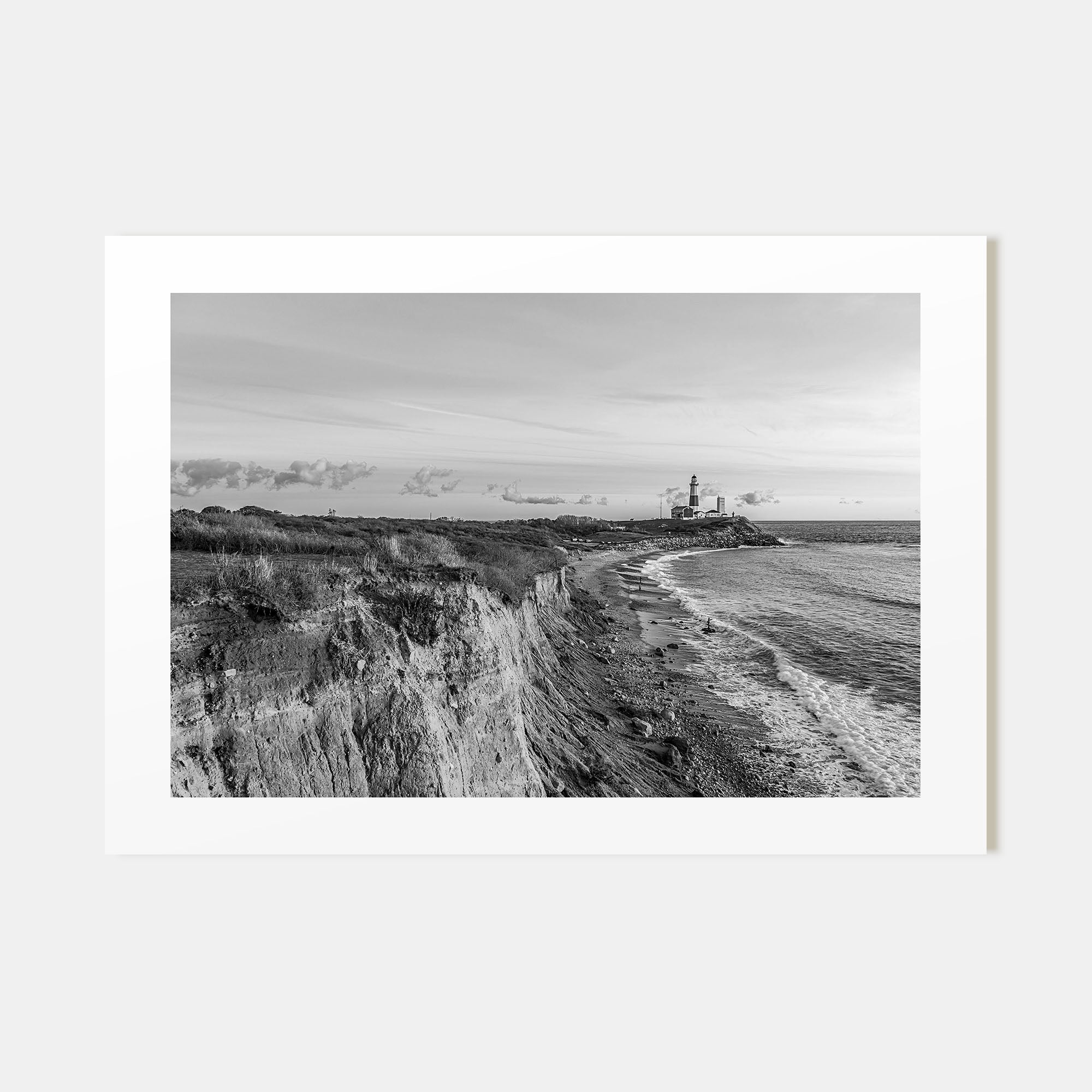 Montauk Landscape B&W Poster