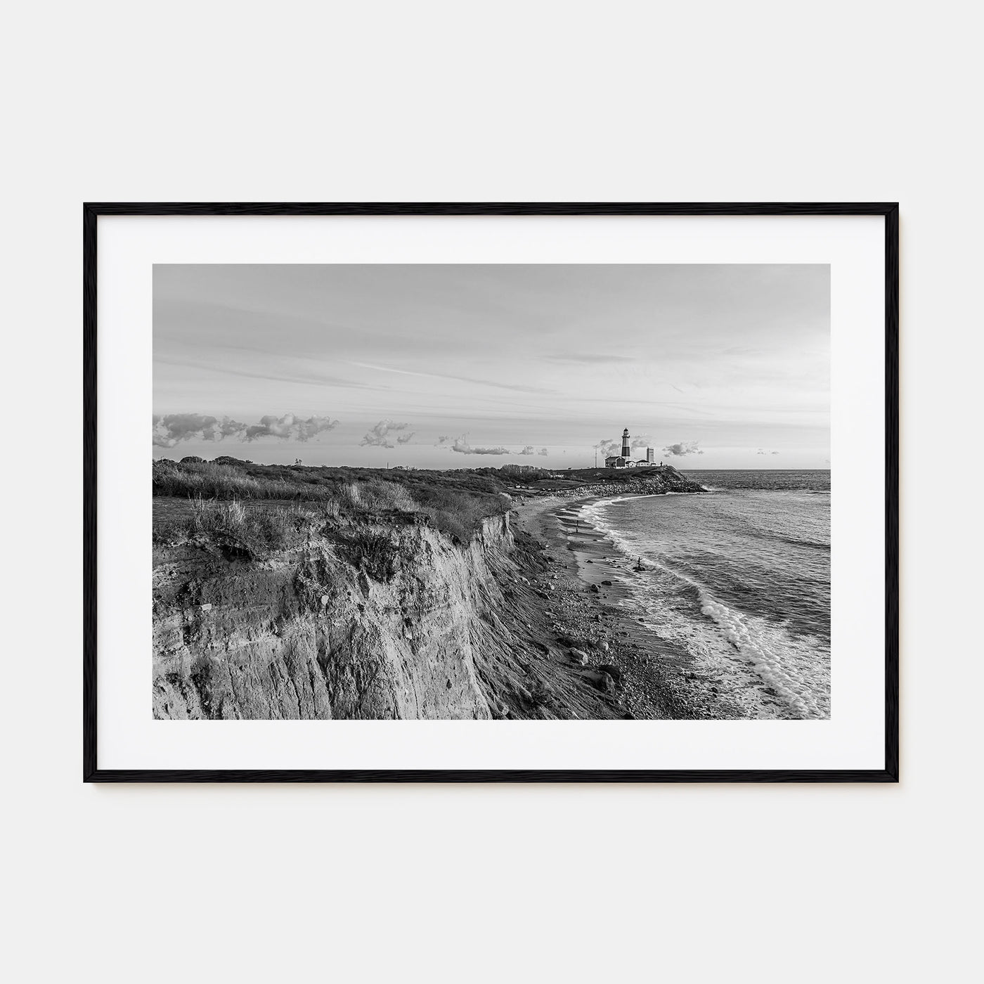 Montauk Landscape B&W Poster