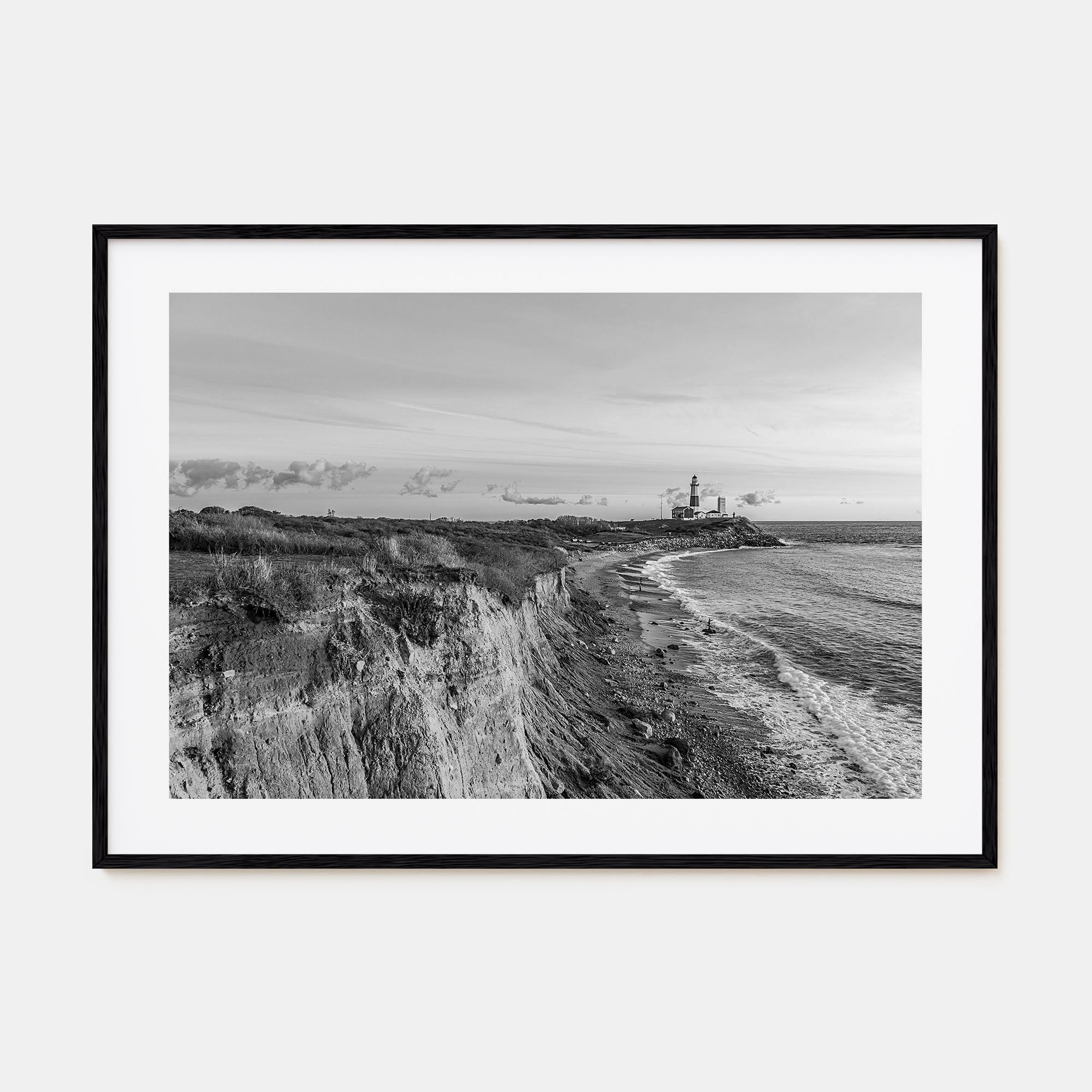 Montauk Landscape B&W Poster