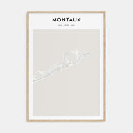 Montauk Map Portrait Poster