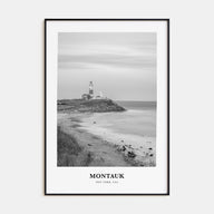 Montauk Portrait B&W No 1 Poster