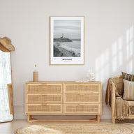 Montauk Portrait B&W No 1 Poster