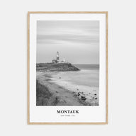 Montauk Portrait B&W No 1 Poster