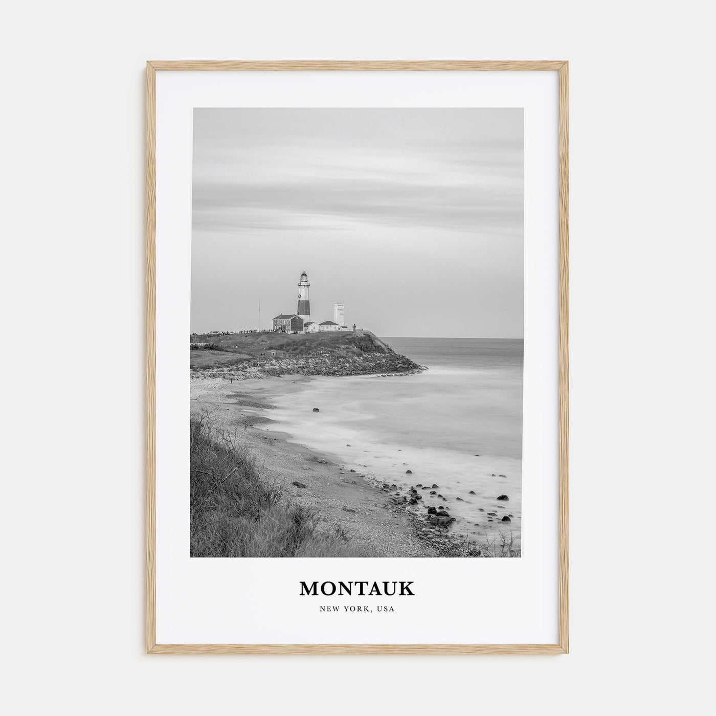 Montauk Portrait B&W No 1 Poster