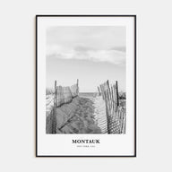 Montauk Portrait B&W No 2 Poster