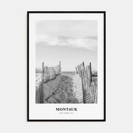 Montauk Portrait B&W No 2 Poster