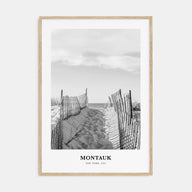 Montauk Portrait B&W No 2 Poster