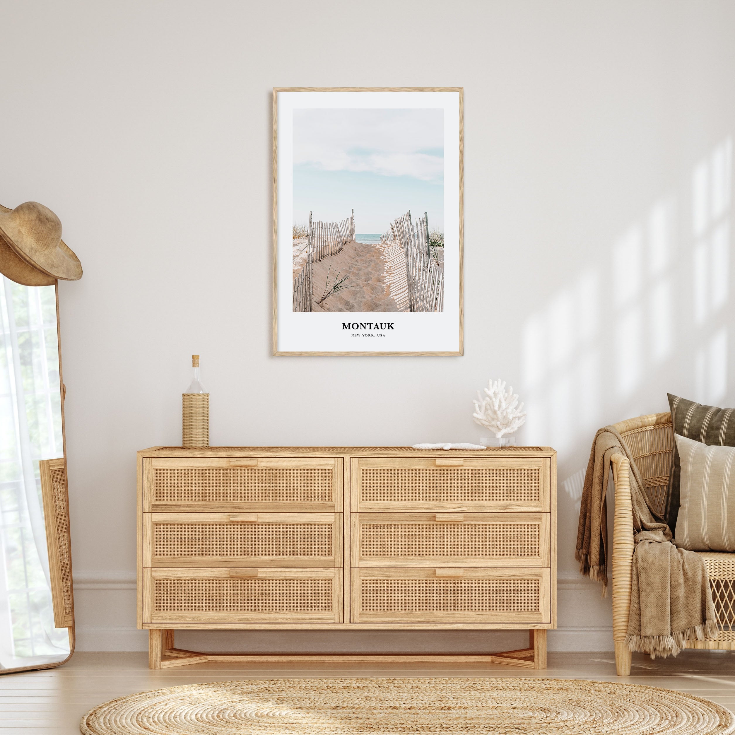Montauk Portrait Color Poster