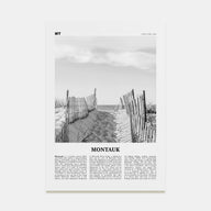 Montauk Travel B&W No 1 Poster