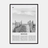 Montauk Travel B&W No 1 Poster