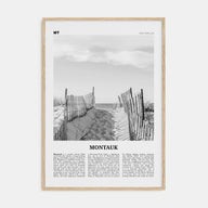 Montauk Travel B&W No 1 Poster