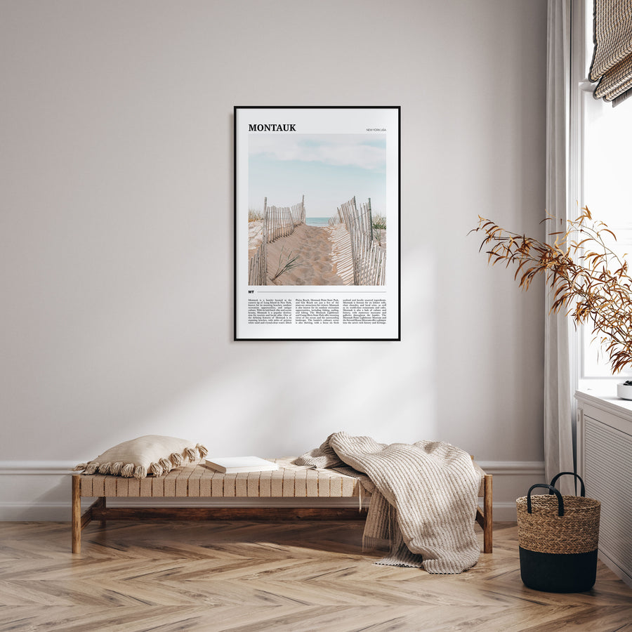 Montauk Travel Color Poster