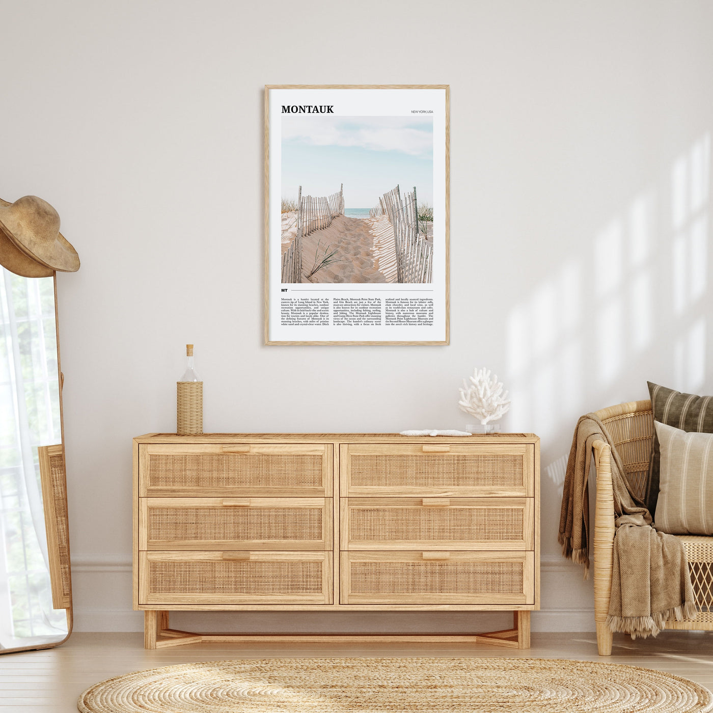 Montauk Travel Color Poster