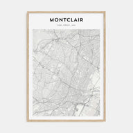 Montclair Map Portrait Poster