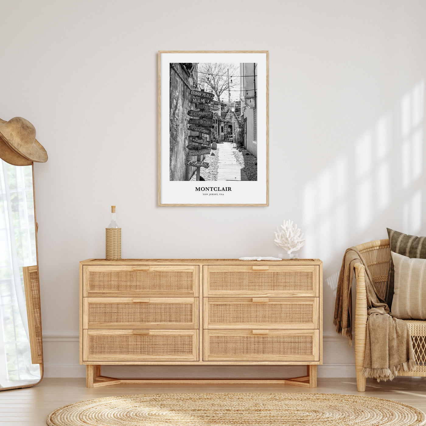 Montclair Portrait B&W Poster