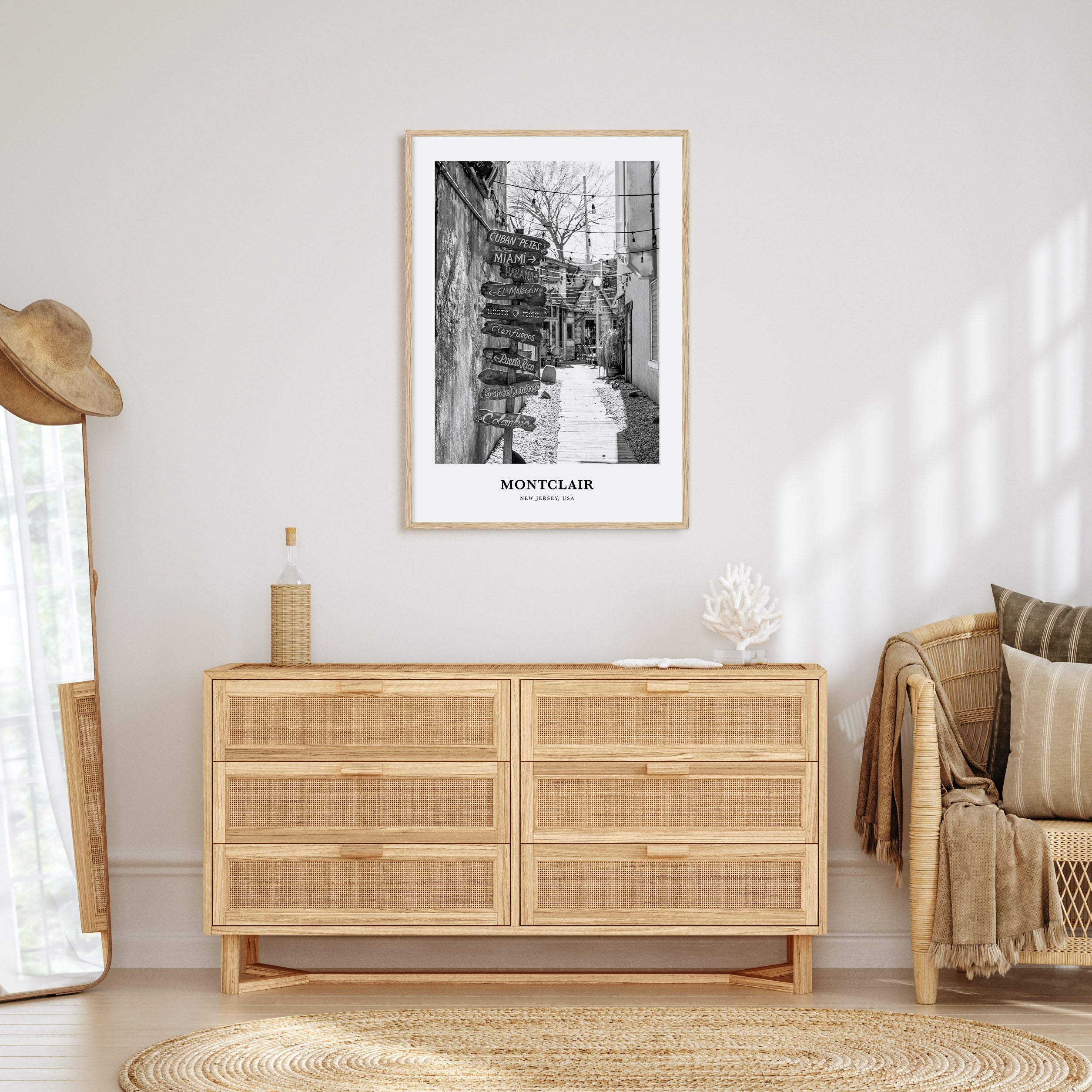 Montclair Portrait B&W Poster