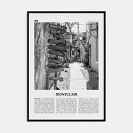 Montclair Travel B&W Poster