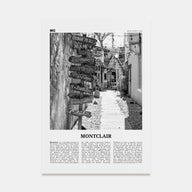 Montclair Travel B&W Poster