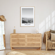 Monte Carlo Portrait B&W Poster