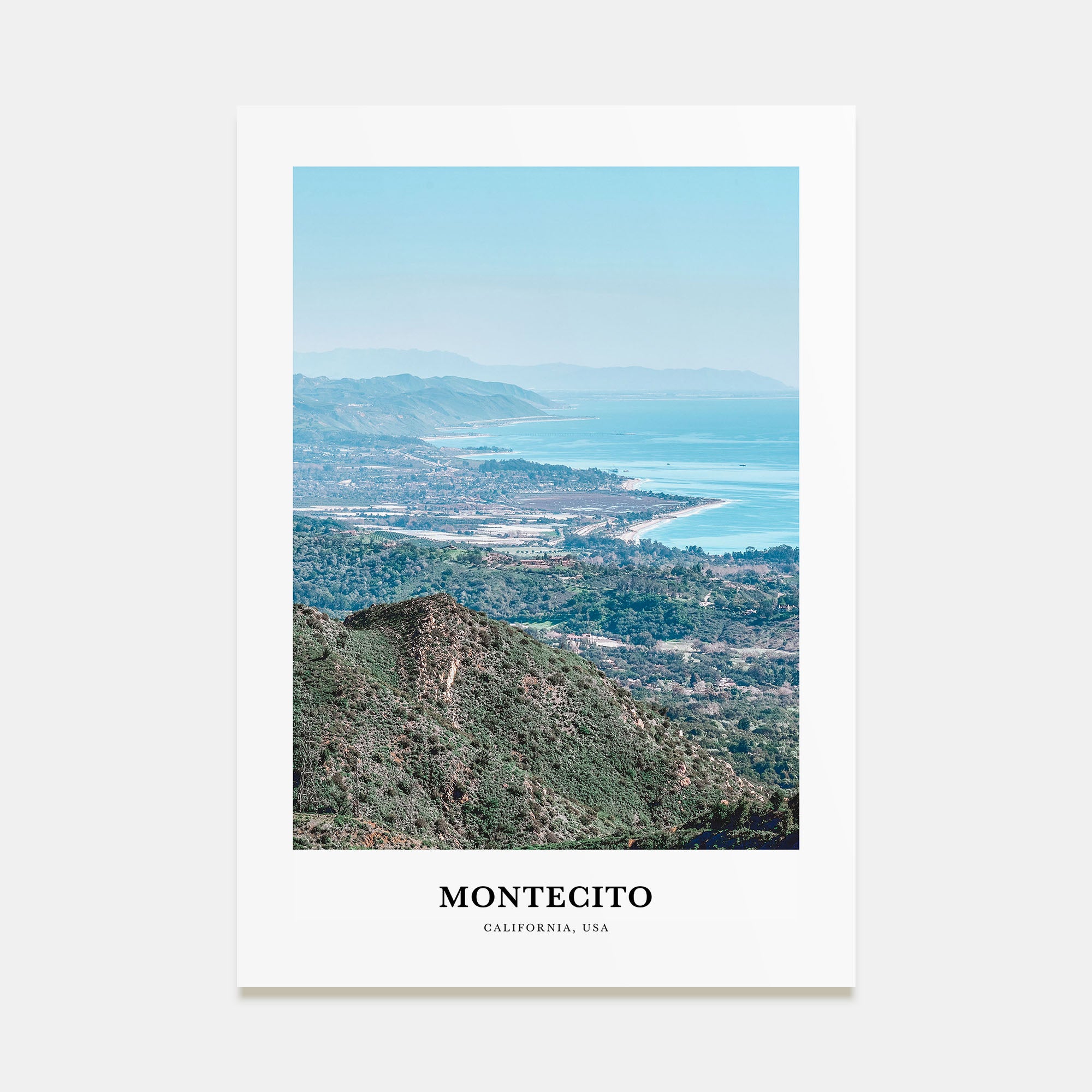 Montecito Portrait Color Poster