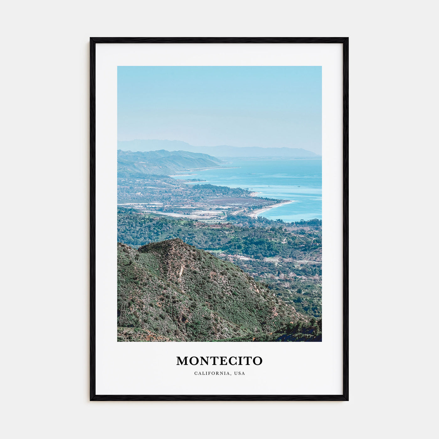 Montecito Portrait Color Poster