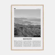 Montecito Travel B&W Poster