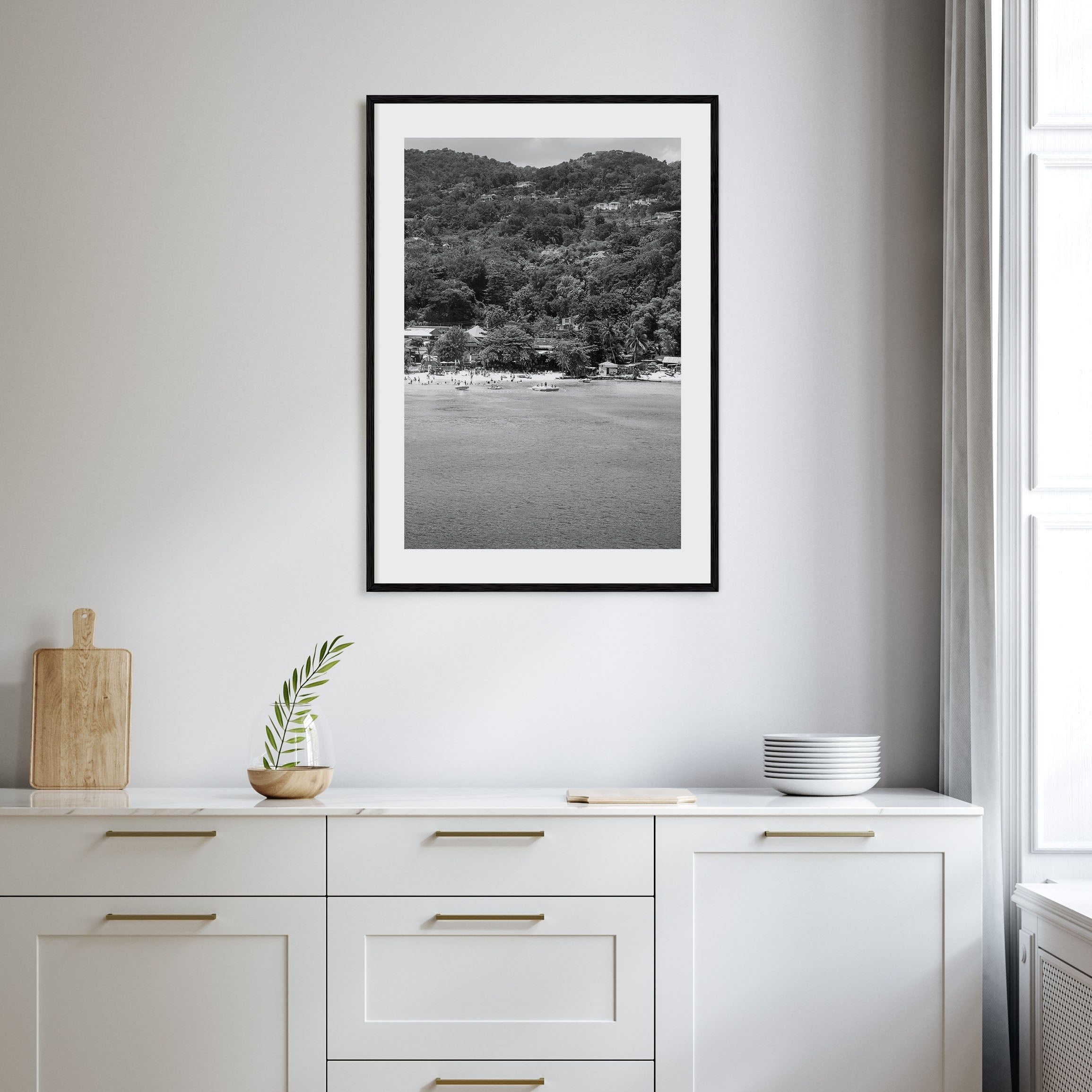 Montego Bay Photo B&W Poster
