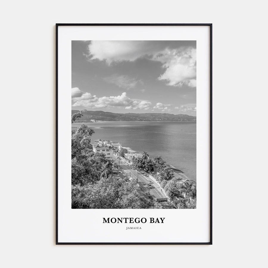 Montego Bay Portrait B&W Poster